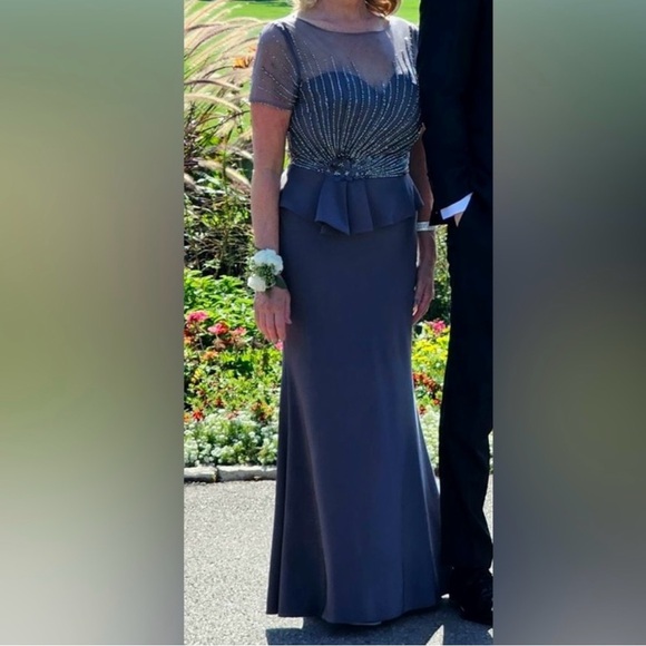 Montage by Mon Cheri Style M500 Mother of the Bride Long Dress - Picture 2 of 16